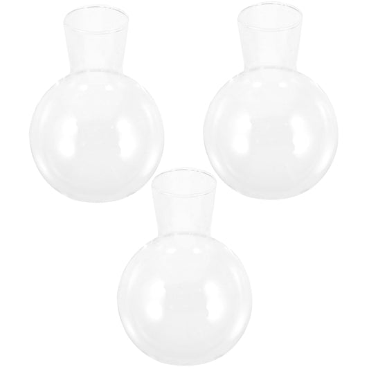Abaodam Terrarium Plants Glass Planter Air Plant Terrarium Glass Vases for Centerpieces Bulb Vase