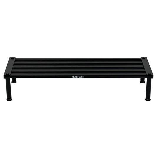MultirackX Metal Plant Stand, Rust-proof Aluminum Display Rack, Plants Display Stands Decoration Racks for Living Room Garden Balcony Patio (Black, 31.5Inch Low)