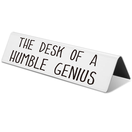 Funny Quote for Desk, Boss Gag Gift for Women, Men, Funny Desk Signs for Women Office, General Manager Gifts for Men, Minimalist Office Decor for Man, Tabletop Decor for Man,XXP8