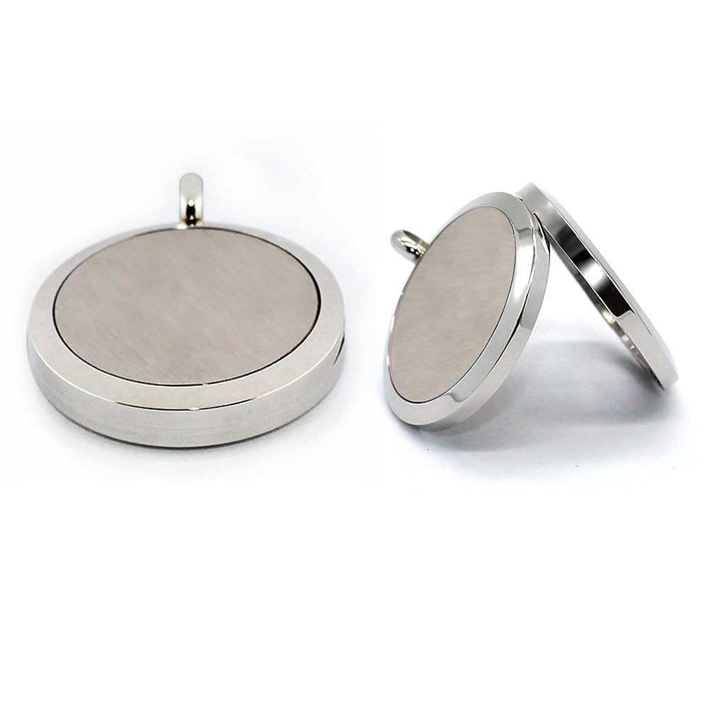 Aromatherapy Essential Oil Diffuser Necklace Stainless Steel lnspirational Locket Pendant（Sunflower）