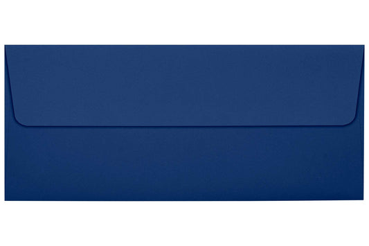 LUXPaper #10 Business Envelopes | Peel & Press | 4 1/8" x 9 1/2" | Navy Blue | 80lb. Text | 50 Qty