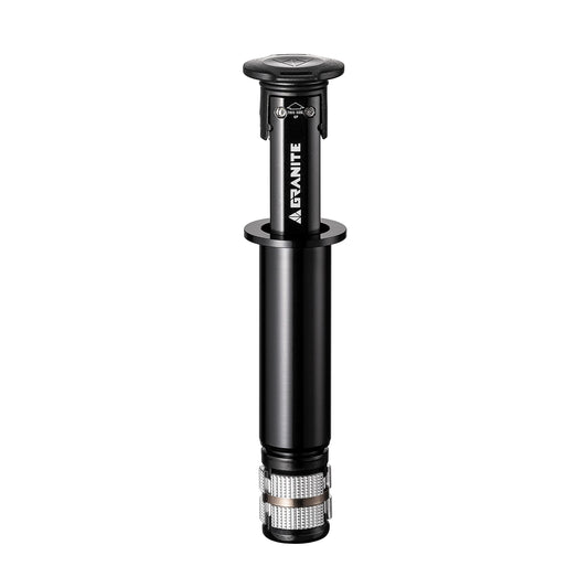 Granite Stash RCX Bike Multi Tool Kit with 8 Bits Stored Inside Tapered Fork Steerer - Compression Plug Model, Compact Bike Tool Kit for MTB, BMX Bike, and Road Bike (Black)