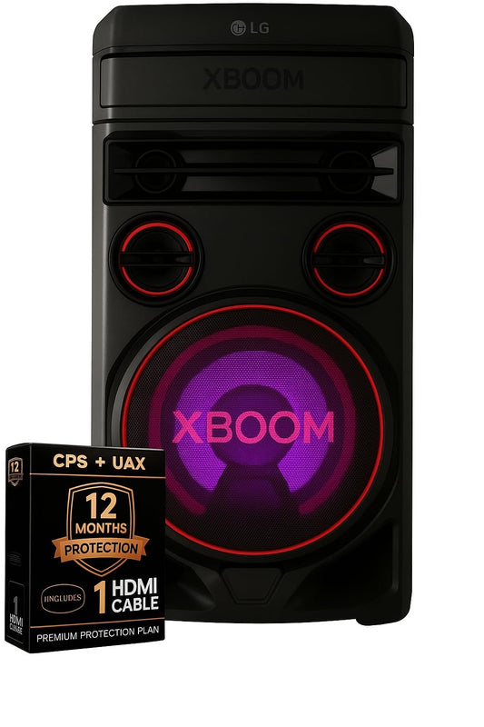 LG RNC7K1 RNC7 XBOOM 700W Karaoke Party Speaker Bluetooth, Dual Mic Ports, Super Bass Boost, Dolby Audio + 12-Month CP