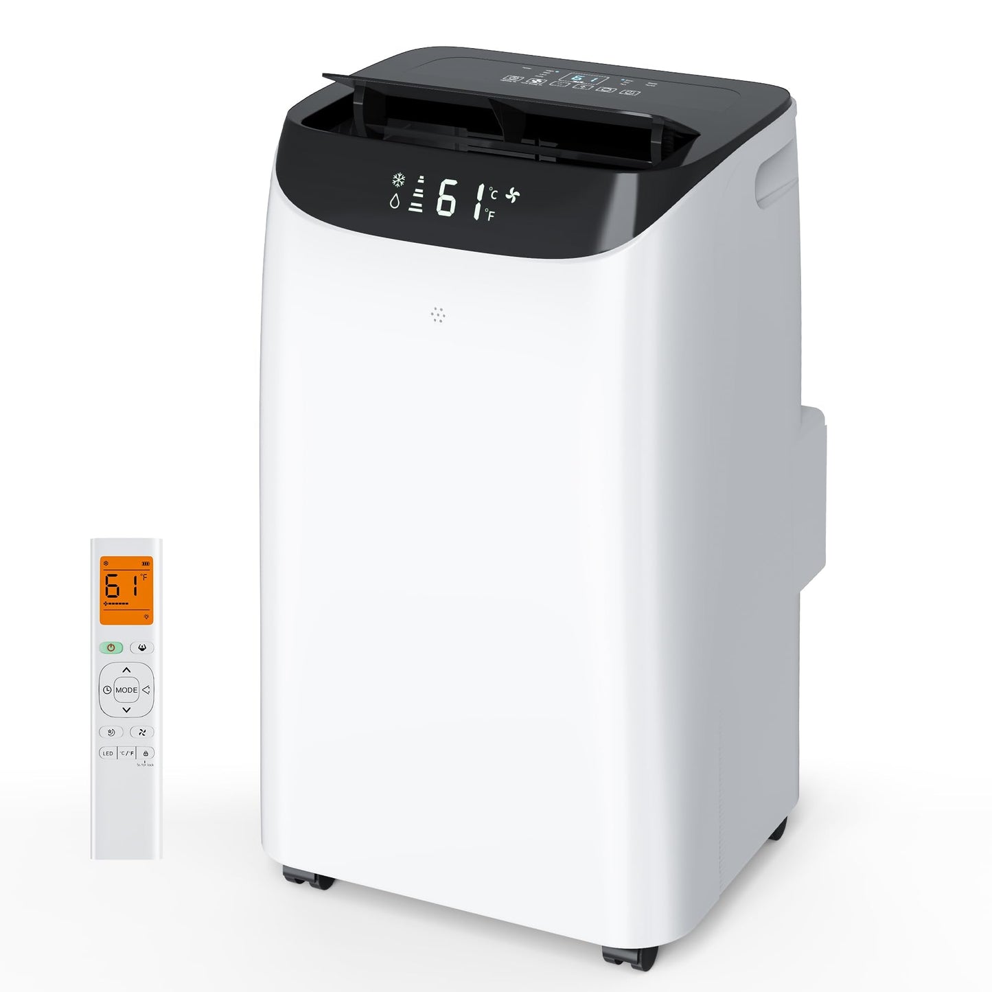 Humhold Inverter 16000BTU Portable Air Conditioners with Remote, Free Stand Cooling Portable AC Unit for Room up to 800 sq.ft, with Dehumidifier & Fan, Dual Hose, Quiet Sleep Mode(42dB), Windows Kit