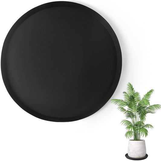 Kalolary 25 Inch Plant Saucer for Potted Plant Silicone Plant Trays Plant Saucer Growing Tray Heavy Sturdy Silicone Plant Drainage Saucers Plant Drip Trays for Pots Seed Starter Growing Trays