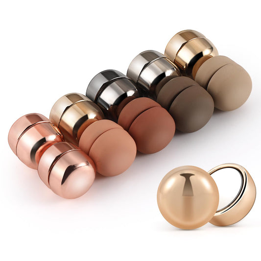 10 Pairs Hijab Magnets Hijab Pins for Women Multi-Purpose Strong Hijab Magnets Colorful Pinless Hijab Magnet Pins Magnetic Buttons for Clothing Ccarf Pin Shawl Pin,Shiny and Matte Style