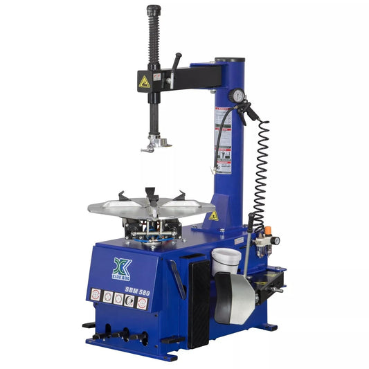 CHIEN RONG XK-SBM 580 Single 2.0 Horsepower Tire Changer Wheel Changers Machine 580 with New Double Foot Pedal 110V with 36 Month Parts Replacement