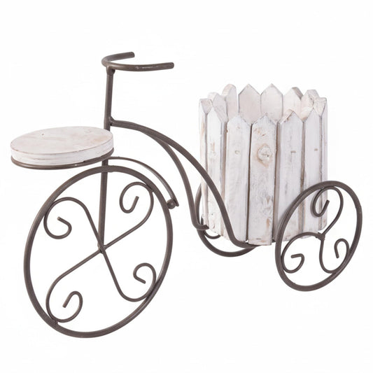 Cunlvyyds Plant Stand, Iron Plant Stand, Vintage Bike Shaped Flower Display for Indoor Outdoor Garden, Flower Holder
