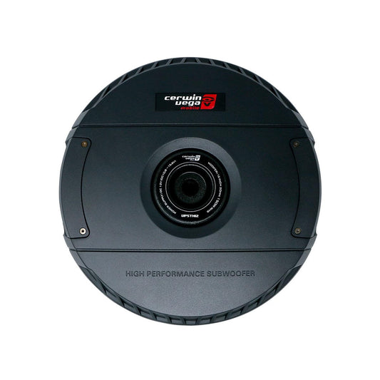Cerwin Vega VPSTX12 12" Active Powered Spare Tire Subwoofer – Compact, High-Performance Bass Solution for Your Vehicle