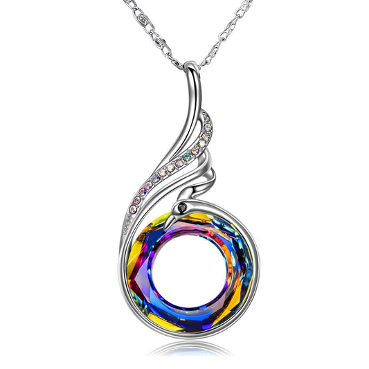 Kate Lynn Phoenix Necklaces for Women Crystal Pendant Necklace Jewelry Birthday Gifts for Women Christmas Mothers Day Gifts for Mom Wife Daughter Gift for Girlfriend Best Friends Lady