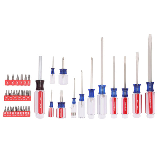 CRAFTSMAN Screwdriver Set, 39 Pc Durable Acetate Handle Master Combination Multi Screw Driver Set Kit (CMHT65180)