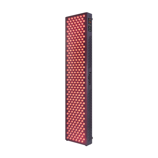Hooga ULTRA1500 Red Light Therapy Panel — 630nm 660nm 810nm 850nm Red & Near Infrared Light, 300 Quad-Chip LEDs, Touchscreen Controls, Adjustable Brightness & Pulsed Mode, Flicker-Free