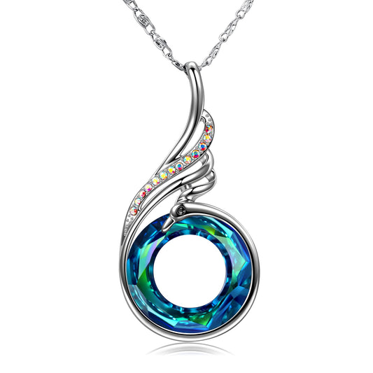 Kate Lynn Phoenix Necklaces for Women Crystal Pendant Necklace Jewelry Birthday Gifts for Women Christmas Mothers Day Gifts for Mom Wife Daughter Gift for Girlfriend Best Friends Lady
