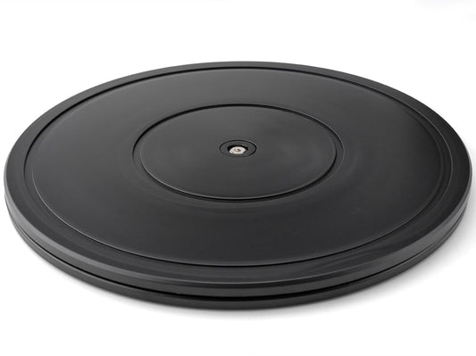 Famgee 12 Inch Heavy Duty Lazy Susan Turntable Rotating Swivel Stand with Steel Ball Bearings for Flat Panel Monitors, Computer, TV, Speakers, Bonsai, Statue, Cabinet Organizer