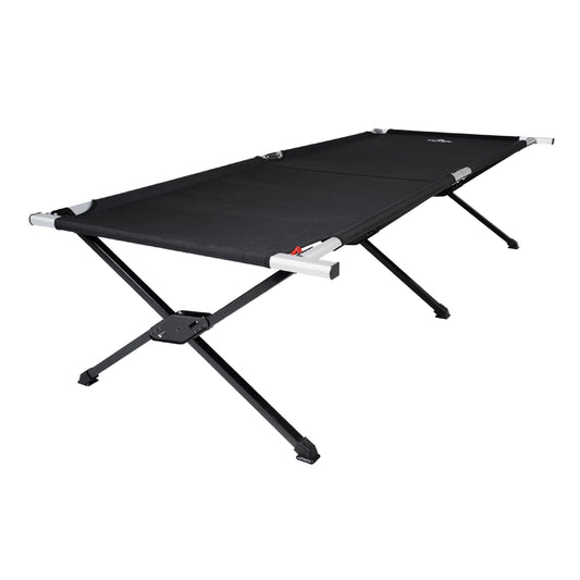 Teton Outfitter Camping Cot, Heavy-Duty Oversized Folding Cot for Adults, Comfortable Elevated Sleeping Bed, Easy Setup, Universal