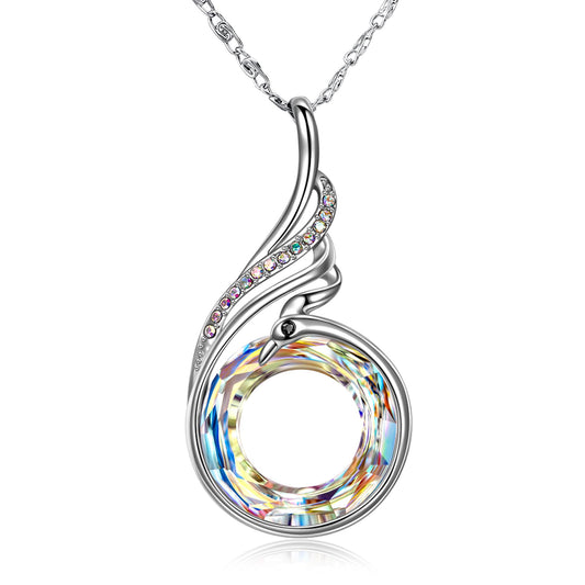 Kate Lynn Phoenix Necklaces for Women Crystal Pendant Necklace Jewelry Birthday Gifts for Women Christmas Mothers Day Gifts for Mom Wife Daughter Gift for Girlfriend Best Friends Lady