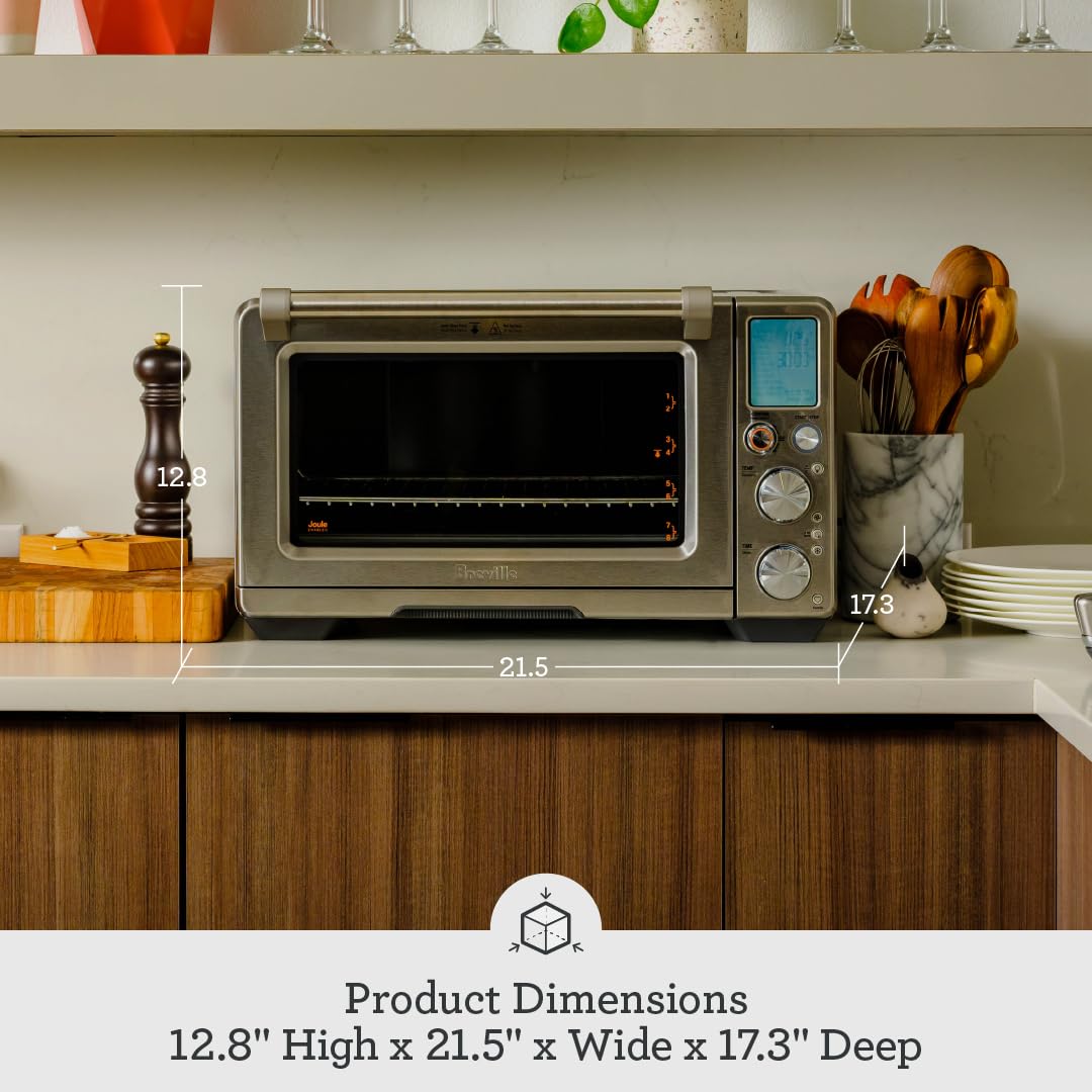 Breville BOV950BSS Joule Smart Oven Air Fryer Pro Countertop Oven, Brushed Stainless Steel