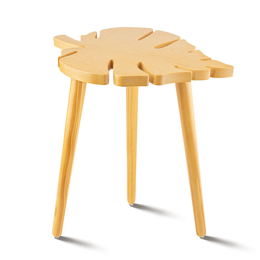 IKEPAHOK Plant Stool Stand for Indoor Use, Pine Wood Monstera Pot Holder, Decorative Corner Flower Table for Living Room, Tall Tripod Planter Rack for Home Office Patio Bedroom