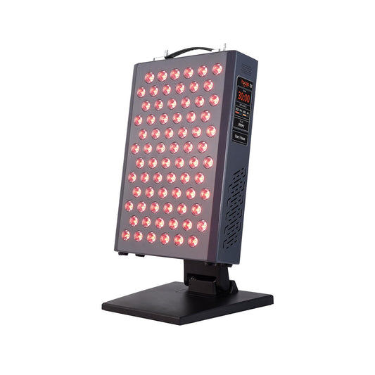 Hooga ULTRA360 Red Light Therapy Panel — 630nm 660nm 810nm 850nm Red & Near Infrared Light, 72 Quad Chip LEDs, Touchscreen Controls, Adjustable Brightness & Pulsed Mode
