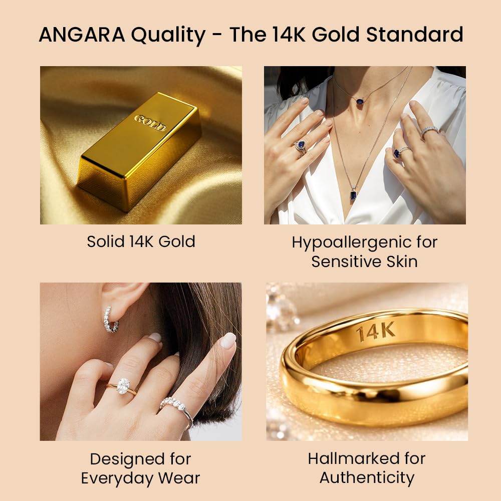 Angara Natural Blue Sapphire Pendant for Women | Heart-Shaped Blue Sapphire Infinity Pendant with Diamond Accents in Rose Gold | September Birthday, Anniversary, Gemstone Jewelry Gift | AAA | 4mm