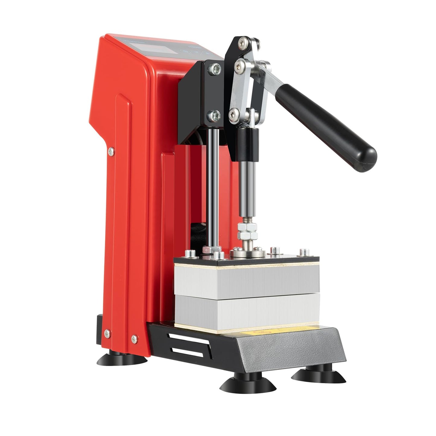 APOUDM Heat Press Machine, 900W Mini Manual Heat Presser, Heavy Duty Hot Press Stamping for Printing Heat Transfer Equipment