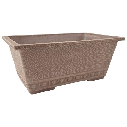 PSW Arcadia Garden Products FEL34TP Window Box, 13 by 9 by 5.5-Inch, Taupe