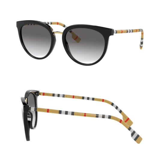 BURBERRY WILLOW BE4316 Phantos Shape Nylon Sunglasses with Luxury Eyewear Kit