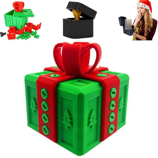 The Prank Box – Hilarious Screw Challenge with Finger Surprise,Annoying Gift Box with Screws,Perfect Gag Gift,Annoying Funny 3D Printed Screw Gifts Boxes Ideal for Christmas,All Occasions (Green)