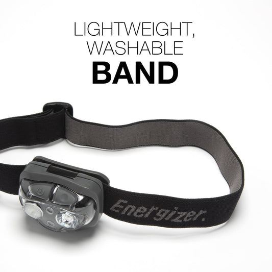 Energizer PRO-360 LED Headlamp, IPX4 Water Resistant Headlamps, High-Performance Head Light for Outdoors, Camping, Running, Storm, Survival LED Light for Emergencies (Batteries Included)