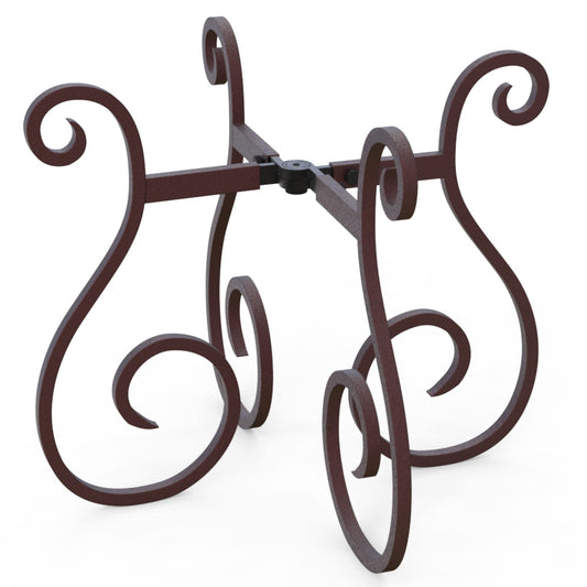 Gardien Adjustable Plant Stand Indoor Outdoor, Mid Century Modern Medal Holder for Large Planters
