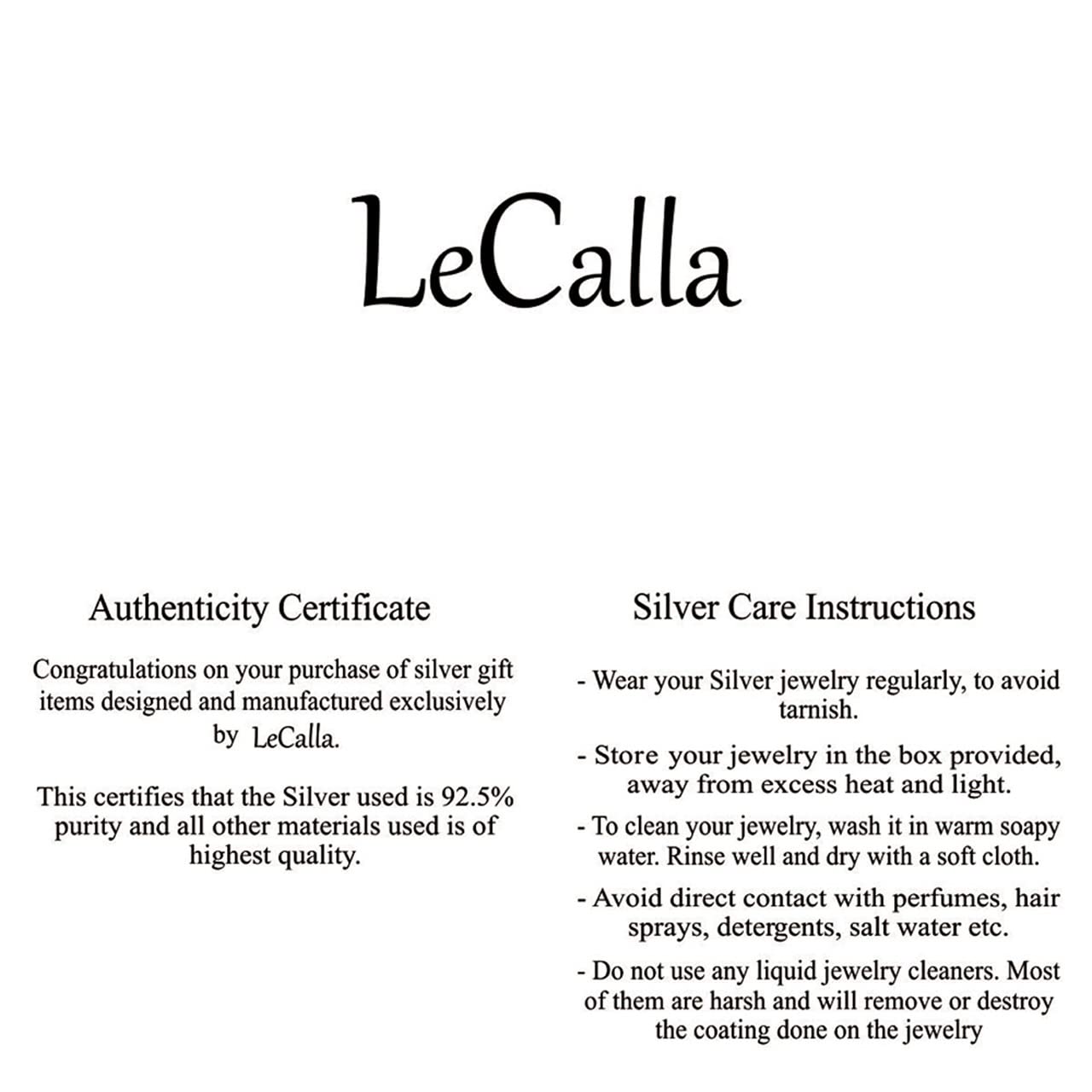 LeCalla 925 Sterling Silver Dainty Drop Adjustable Double CZ Lariat Necklace for Women Simple CZ Y Necklace Jewelry Cable Chain Necklace with Lobster Claw Clasp 18 Inches