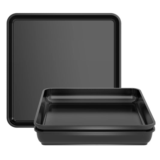WAYNHUI Square Plant Saucer 6/8/10/12/14/16/18/20inches Square Plastic Basin Tray Large/Small Water Receiving Tray