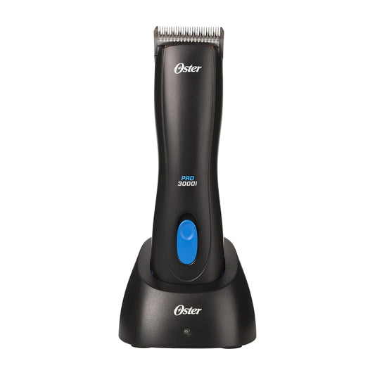 Oster Professional Cordless 3000i Dog & Animal Clippers - Pet, Livestock & Dog Grooming Clippers - Ergonomic, Heavy Duty Design - Includes Size 10 CryogenX Blade, Battery & Charging Stand