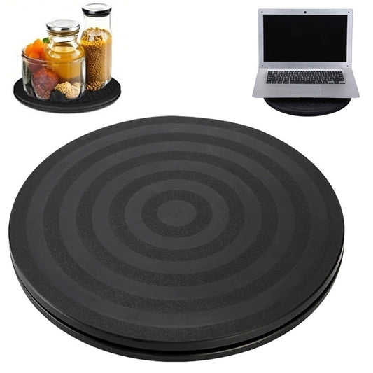 Lazy Susan Turntable 8/10/12/16 Inch Heavy Duty Rotating Swivel Stand Turntable 360 Degree Swivel Base Round with Steel Ball Bearings for TV, Laptops, Art Craft, Speakers(8 in)