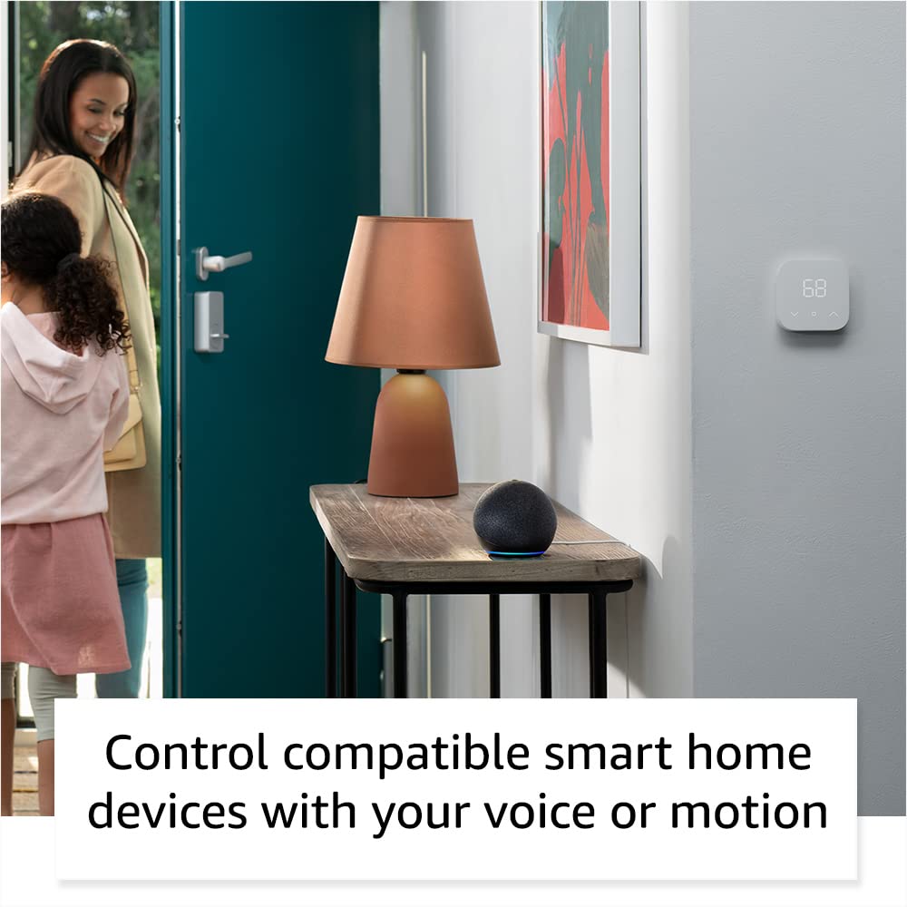 Amazon Echo Dot, Vibrant sounding Alexa speaker, Great for bedrooms, dining rooms and offices, Charcoal