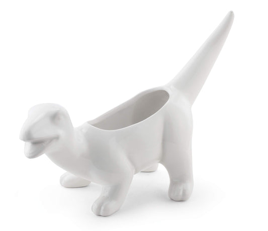 Napco Imports Indoor Outdoor Plant Succulent Herb Flower Pot 2 x 4 Inch Ceramic Triceratops Dinosaur