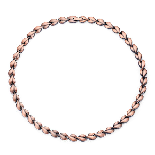 RainSo Heart Shape Pure Copper Magnetic Necklace for Women Adjustable Gift for Women