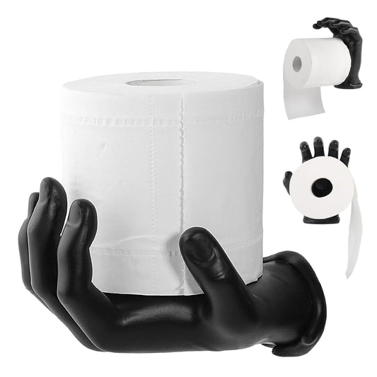 Toilet Paper Holder Black Toilet Paper roll Holder Wall Mount Unique Black Bathroom Accessories Funny Gothic Gift for Home