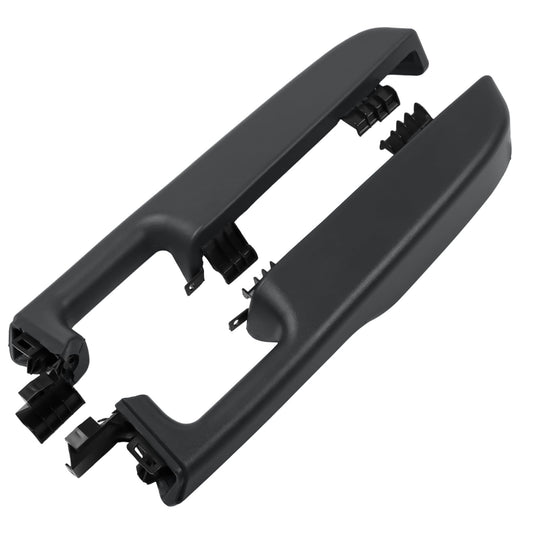12472876 Front Driver & Passenger Side Door Armrest Handle for 1999-2006 Chevy Suburban Silverado Sierra Tahoe Avalanche Escalade & GMC Yukon, Front Left & Right Door Arm Rest with Handle, Dark Gray