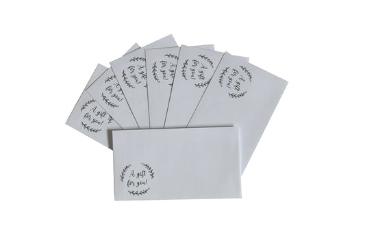Cash Envelopes For Gifts (3.75 X 6.75) - 50 Qty - Tithe Envelopes & Offering Envelopes For Church - Cash Gift Card Wedding Envelopes - Money Envelopes For Cash Gifts