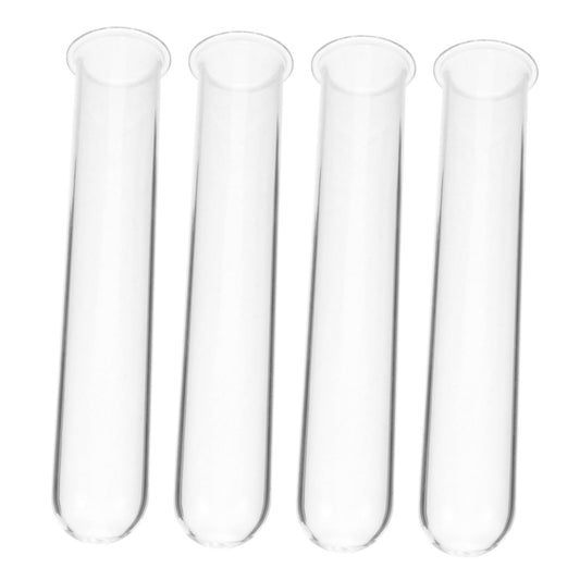 KESYOO 4pcs Floral Tubes for Water Plants Glass Test Tube Vases Hydroponic Garden Plant Cuttings Home Decor