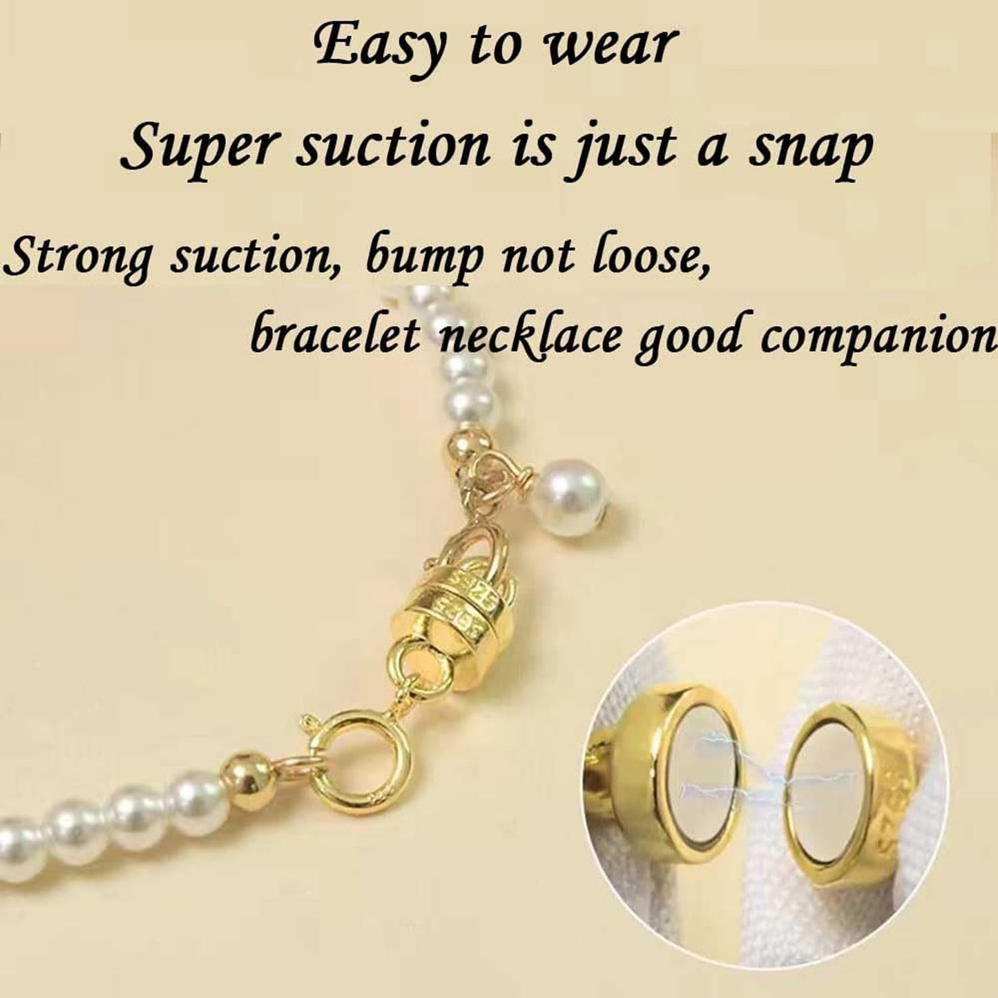 925 Silver Double Lobster Magnetic Necklace Clasps,Magnetic Jewelry Clasps for Necklaces Extender Bracelet Clasps and Closures (3golden+3silvery)