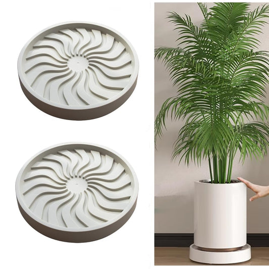Yiting Heavy Duty Plant Caddy with Wheels 2pack - 13 inch Rolling Plant Stand for Potted Plants, Plant Dolly with Casters , Plant Roller Pot Base for Indoor Outdoor (Beige, 13inch)