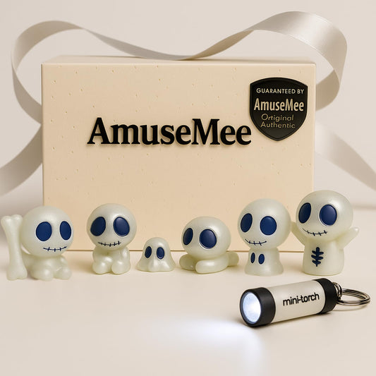 Luminous Mini Decorations for Car Dashboard Office Desk Shelves Nightstand Dollhouse Accessories Artificial Miniature Ornament for Home Decor 6PCS Aliens with Light Filling MIni Torch - Gift Box