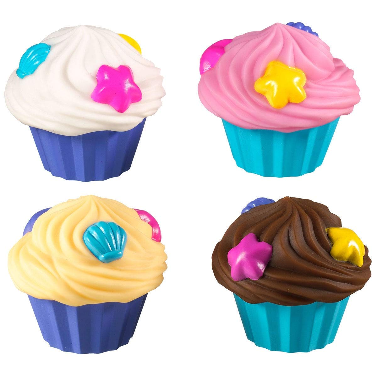 Munchkin Bath Tea and Cupcake Set Toddler Bath Toys for Kids Ages 1-3, Fun Baby Gift