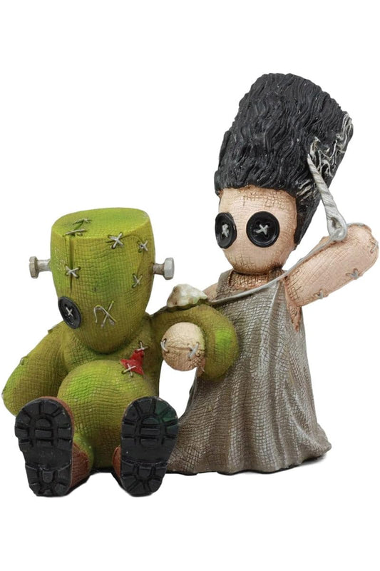 Pacific Giftware 4.5 Inches Pinhead Monster Frankenstein and Bride Love Sewing Doll