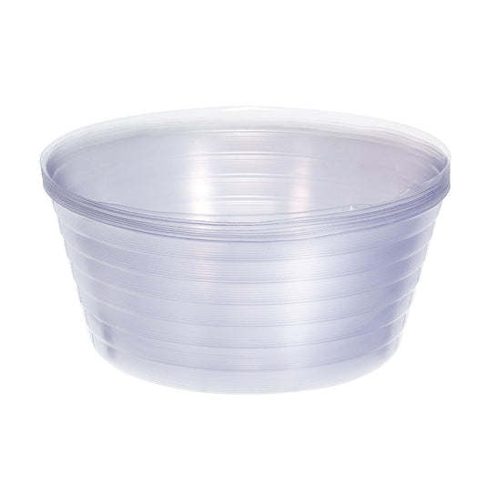 TIXIPEM 8IN Plant Pot Saucer [10PCS] - Round Deepened Flower Drip Tray Use for Indoor Outdoor Garden Potted Plants - [Clear] Plastic Plant Saucer