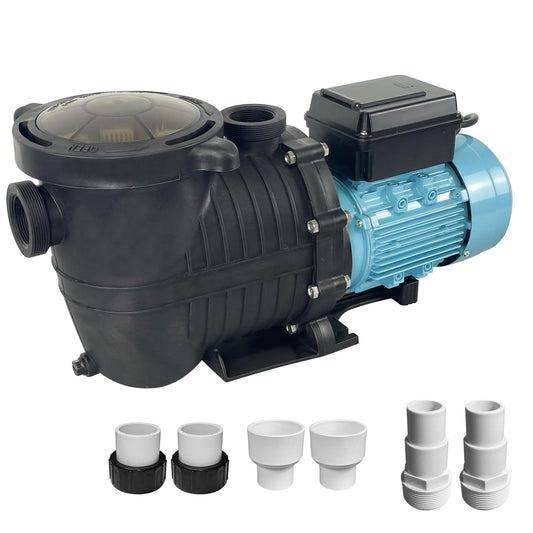 1.5 HP Variable Speed Pool Pump VS Multiple Speed Programmable Pump 230Vac 5880GPH Intelligent In/Above ground pool pump Compatible with 1.5"/2.0" Pipes & 1.25/1.5" Hoses