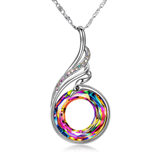 Kate Lynn Phoenix Necklace for Women Jewelry for Women Crystal Pendant Necklace Birthday Gifts for Women Unique Necklaces for Ladies Friends
