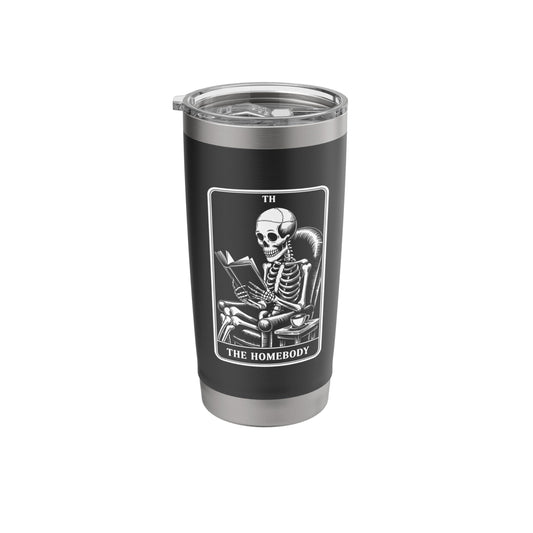 Indoorsy The Homebody Tarot Card Reading Introvert Stainless Steel Insulated Tumbler